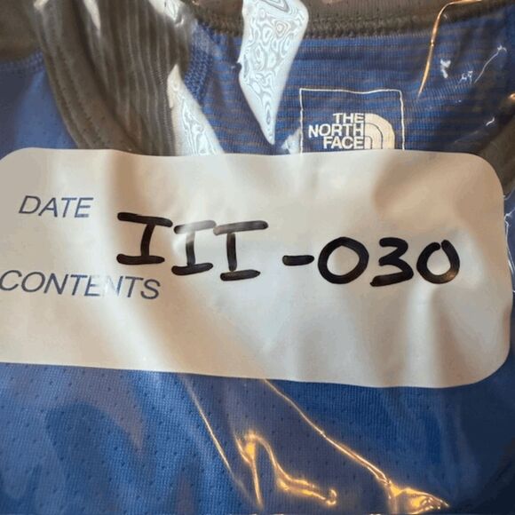 The North Face Men's Flashdry Long Sleeve Athletic T-Shirt Blue Gray Size Medium - Picture 10 of 10